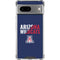 University of Arizona Wildcats Logo Split Blue Google Pixel 7a Clear Case